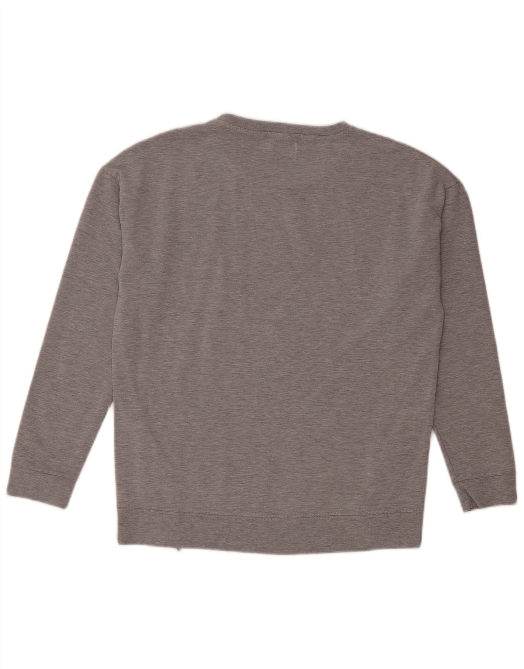 CONVERSE Ženski džemper s grafičkim motivima UK 14 srednje sivi pamuk