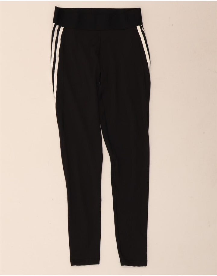 Adidas ženske Aeroready tajice UK 8/10 male crne poliesterske