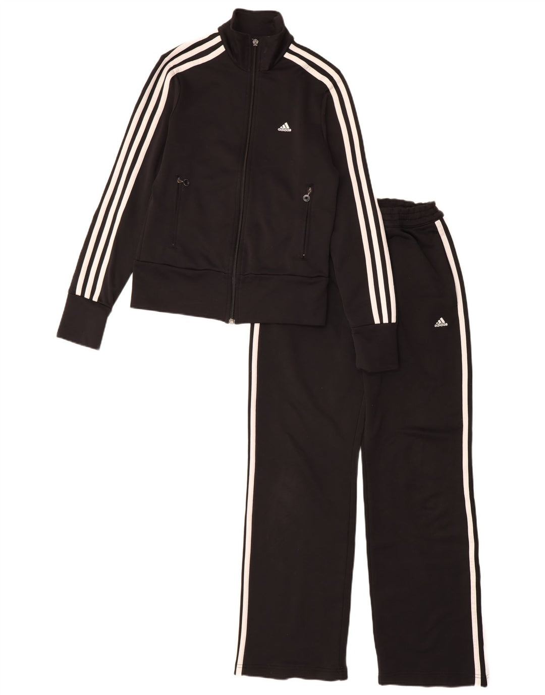 Adidas ženska puna trenirka UK 10 mala crna poliester
