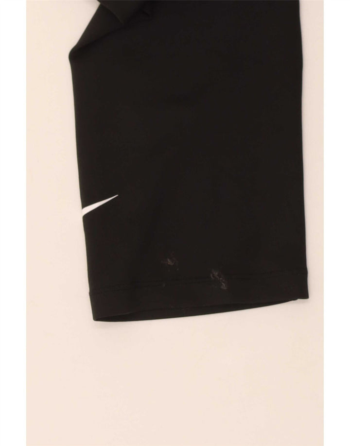 Nike ženske Dri Fit Capri tajice UK 10 male crne poliesterske