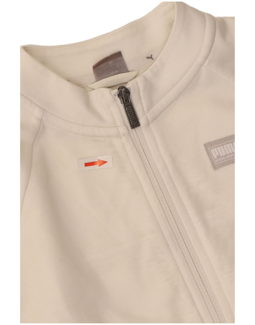 Puma ženska gornja jakna prevelike trenirke UK 10 Small White Polyester