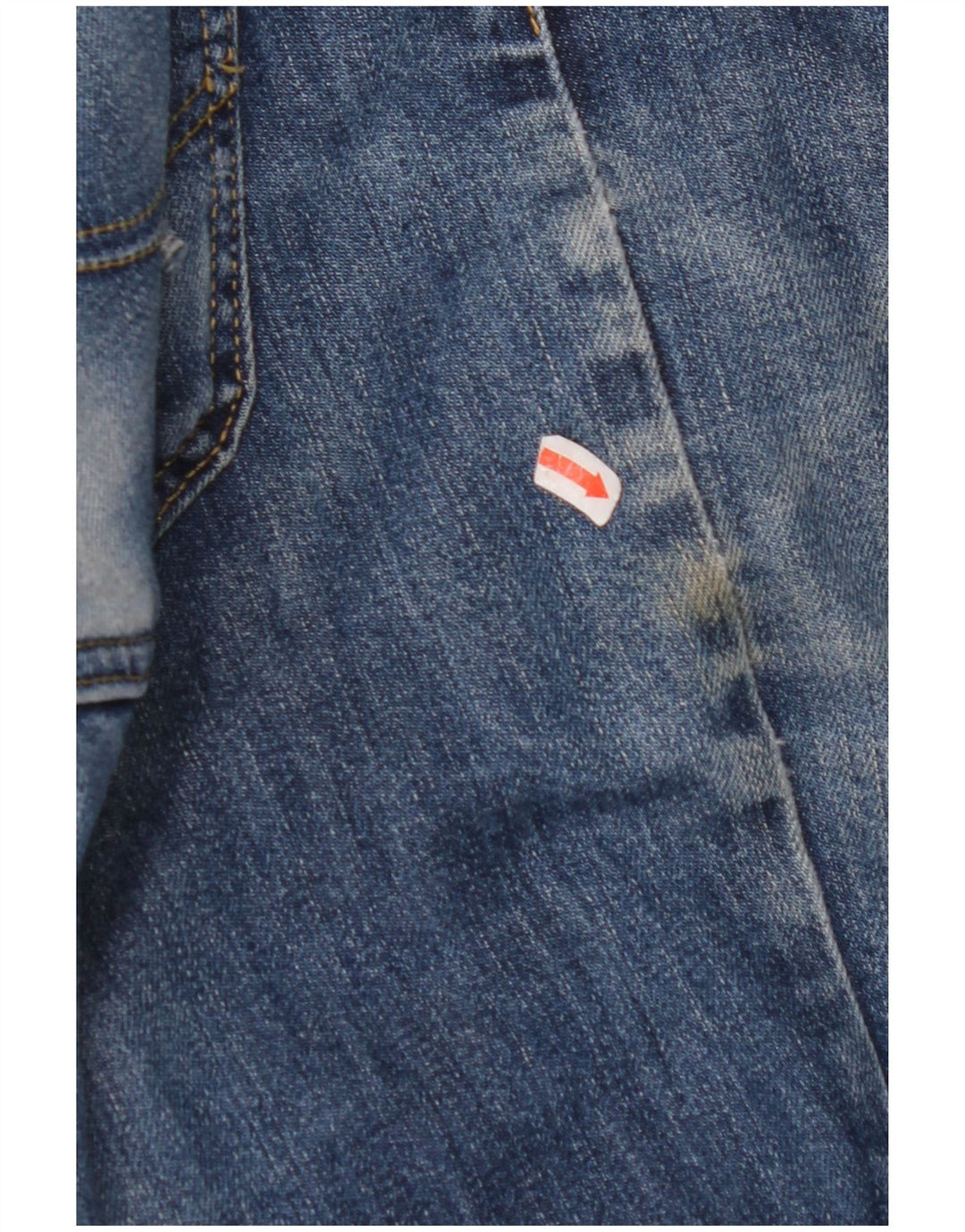 LEE Mens Brooklyn Straight Jeans W36 L36 Plavi pamuk