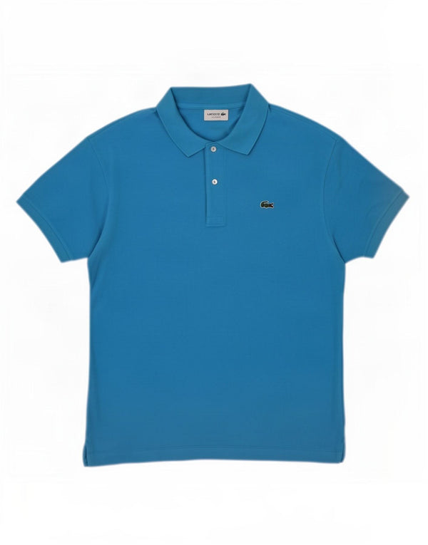 Lacoste muška klasična polo majica veličine 7 2XL, plavi pamuk