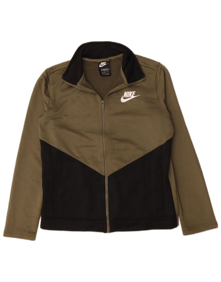 Nike Boys Trenirka Gornja jakna 13-14 godina XL kaki poliester u boji
