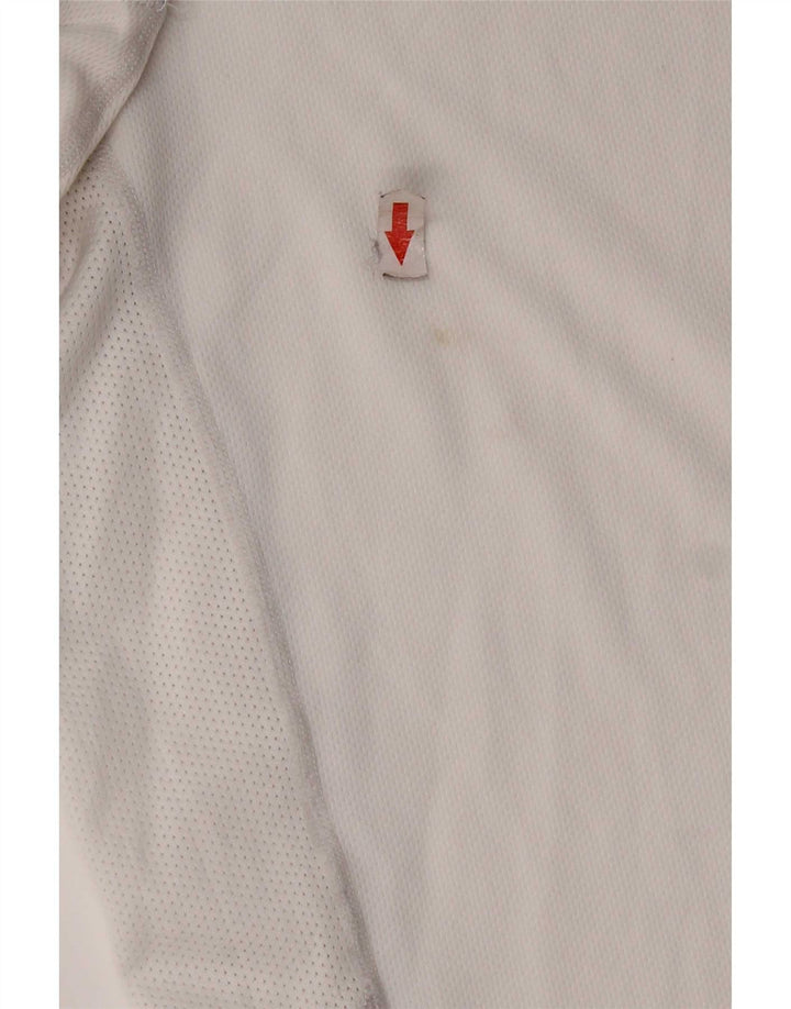 Nike Dri Fit T-Shirt Top srednje bijele boje od poliestera