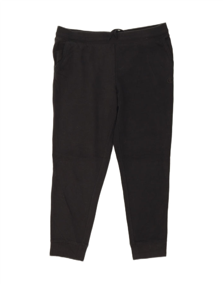 CHAMPION Mens Tracksuit Trousers Joggers Medium  Black Cotton Vintage Champion and Second-Hand Champion from Messina Hembry 