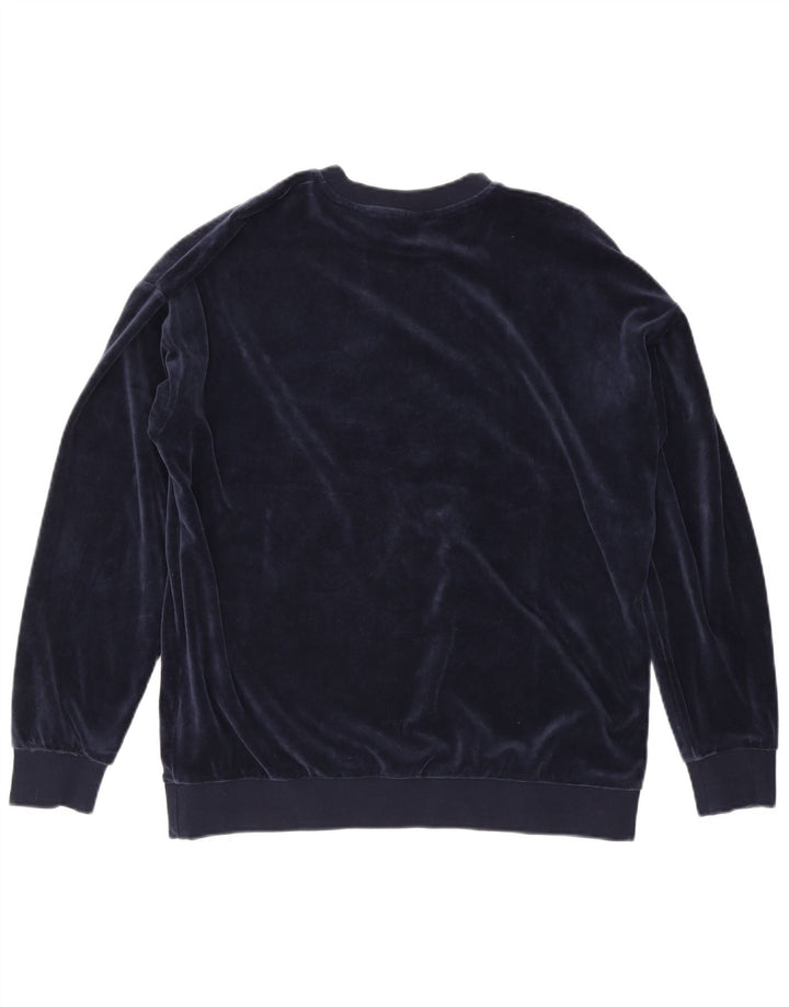 ADIDAS Ženska prekomjerna majica s motivima UK 12 Srednje tamnoplava