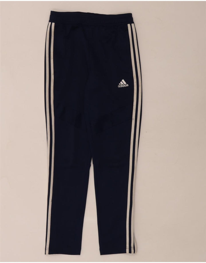 Adidas Hlače za trenirku za dječake 11-12 godina tamnoplave poliesterske
