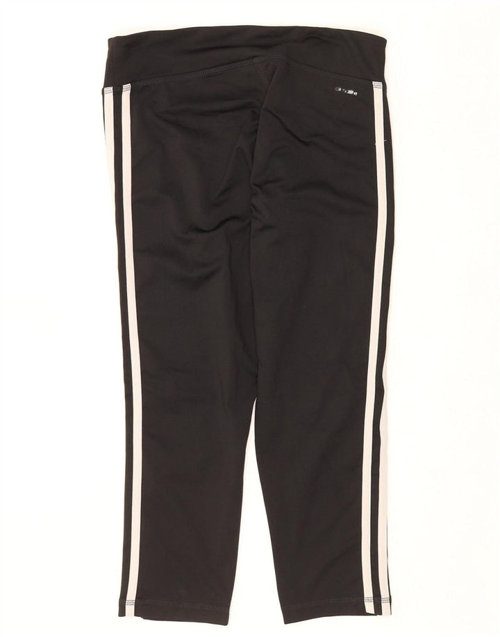 ADIDAS ženske Climalite Capri tajice UK 8/10 male crne poliesterske