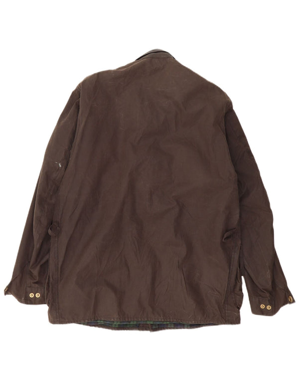 BARBOUR Muška jakna od voštanog pamuka, veličina 38, mala smeđa pamuk