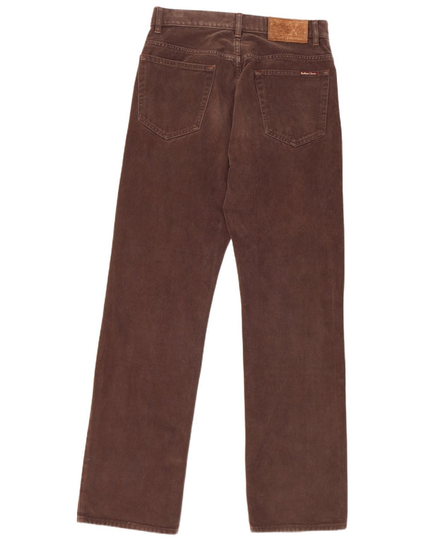 Marlboro Classics Mens Straight Jeans W32 L34 Smeđi pamuk