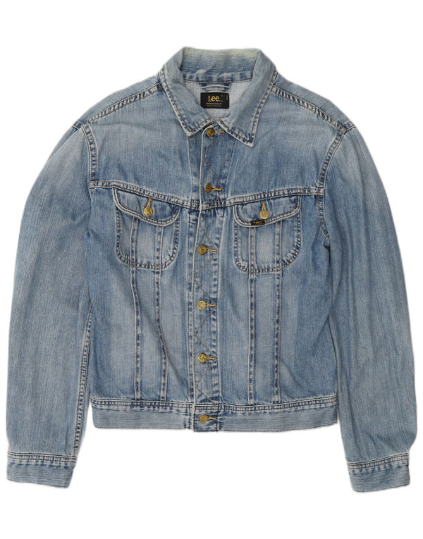 Lee Mens Rider Denim jakna UK 40 Large Blue Cotton