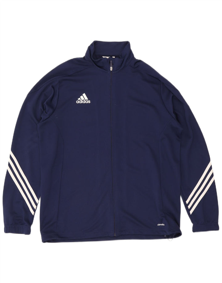 Adidas muška trenirka Climalite Gornja jakna XL tamnoplavi poliester