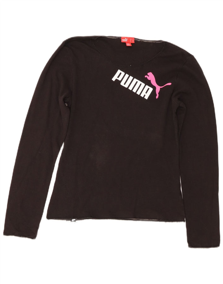 Puma ženska majica dugih rukava s grafikama UK 10 mala crna