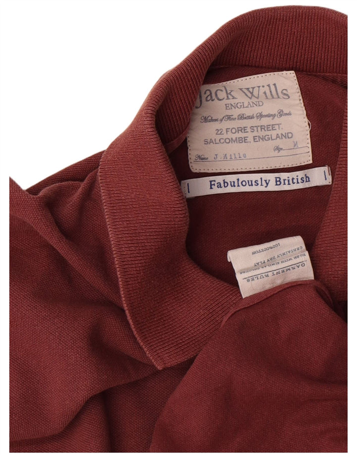 Jack Wills muška polo majica srednje smeđe pamučne boje