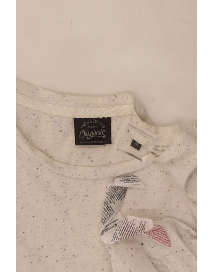 Jack & Jones muška majica kratkih rukava Srednji bijeli flekasti pamuk
