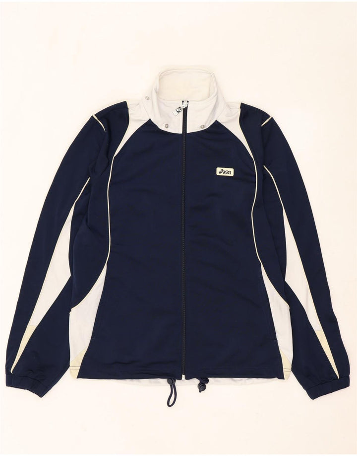 ASICS muška trenirka, mala jakna od tamnoplavog poliestera
