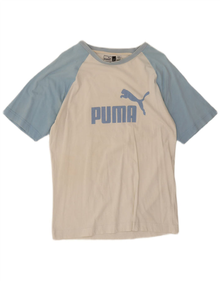 Muška majica kratkih rukava Puma Graphic T-Shirt Large White Colourblock
