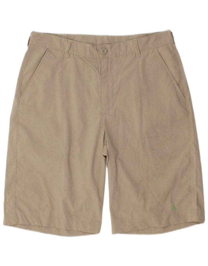 IZOD Muške chino kratke hlače W32 srednje bež poliester