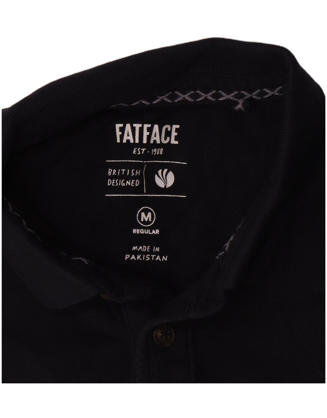 Fat Face Regular muška polo majica Srednje tamnoplavi pamuk