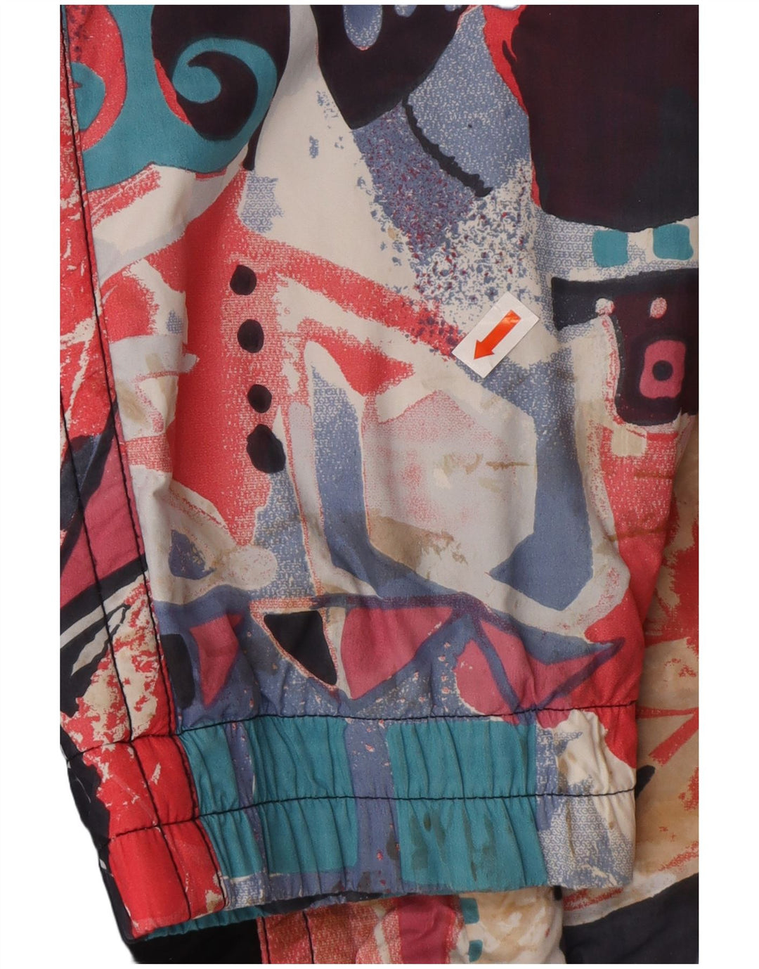 MAIER muški preveliki pulover vjetrovka jakna UK 6 XS crna cvjetna