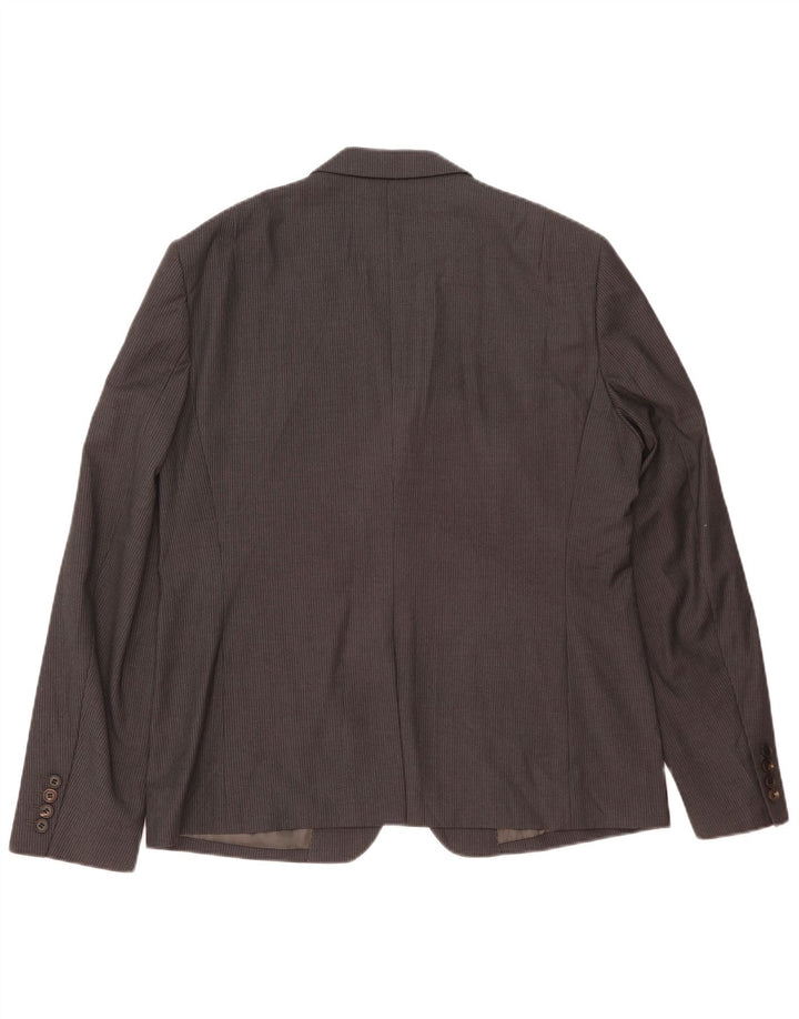 Muška jakna s 2 gumba All Saints, UK 42 XL, sive pruge