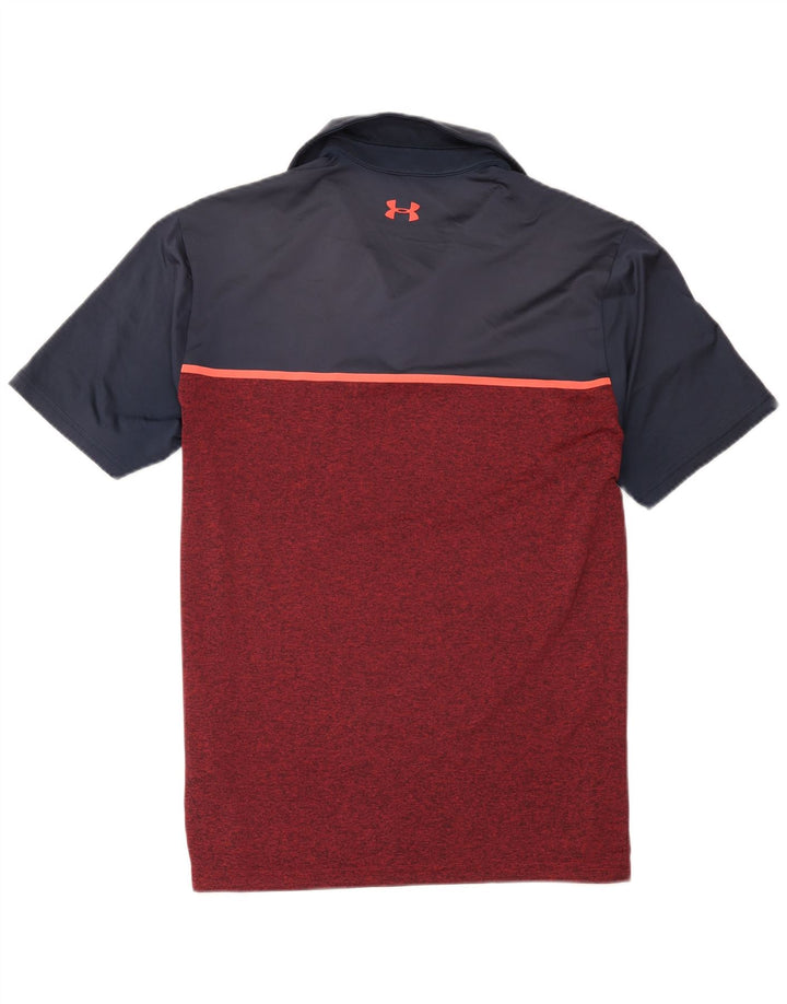 Under Armour muška polo majica od poliestera velike tamnocrvene boje