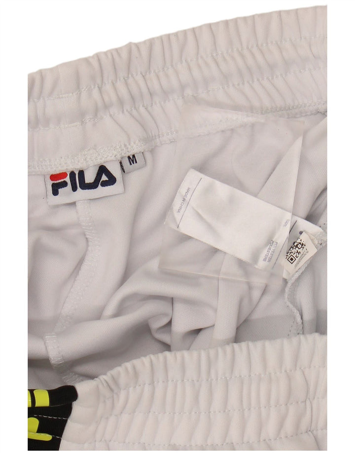 FILA Mens Graphic Tracksuit Trousers Joggers Medium  Blue Polyester