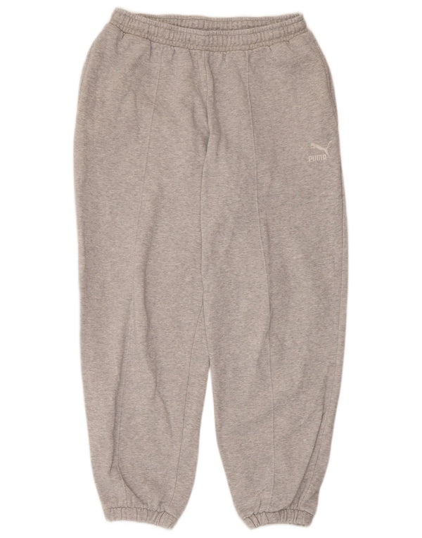 Puma Ženska trenirka Hlače Joggers UK 10 Small Grey Cotton