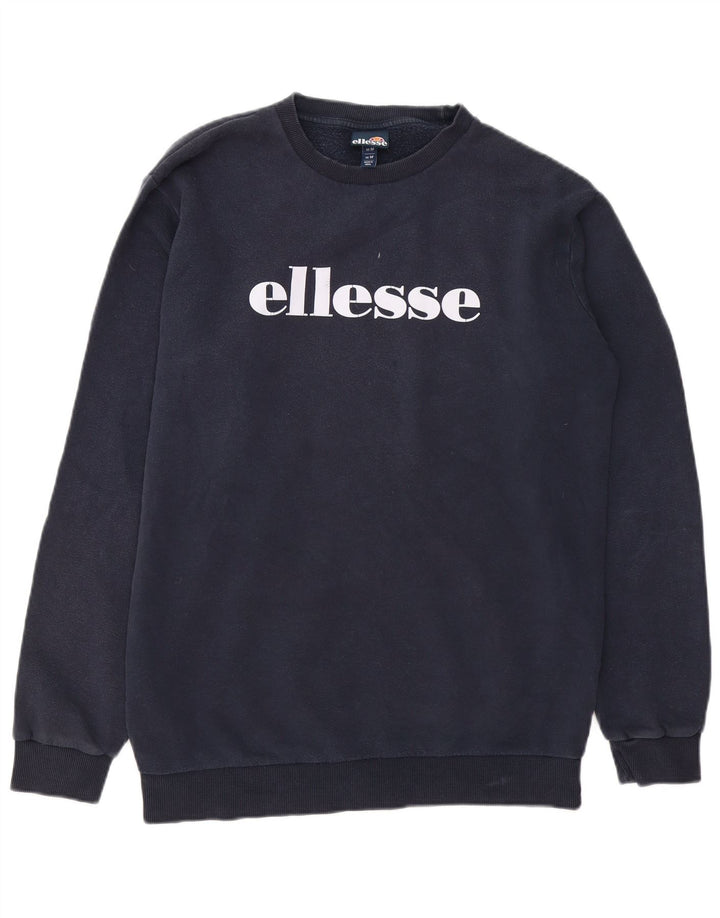 Ellesse muški džemper s grafičkim motivima srednje tamnoplave boje
