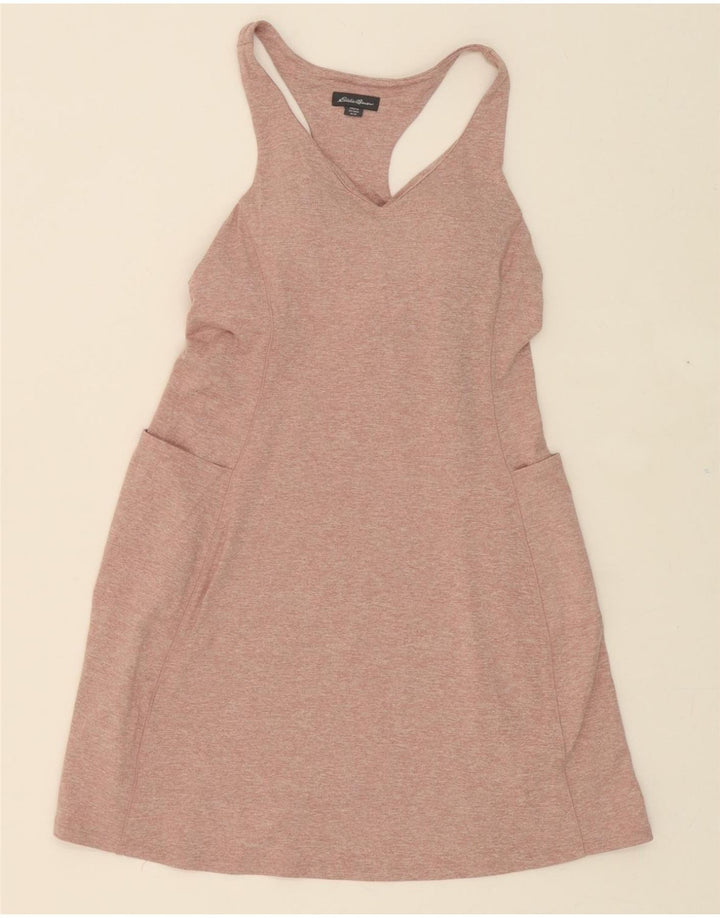 EDDIE BAUER Womens Sleeveless A-Line Dress UK 12 Medium Pink Polyester Vintage Eddie Bauer and Second-Hand Eddie Bauer from Messina Hembry 