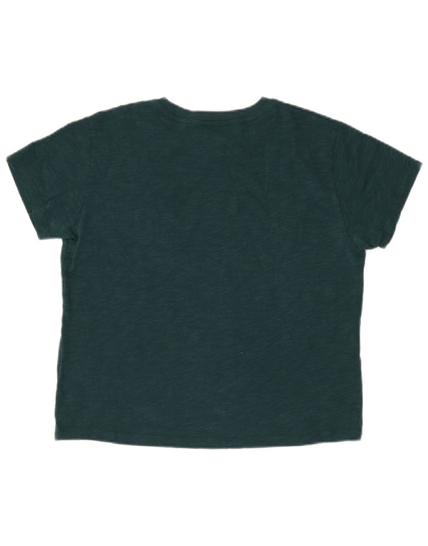 SUPERDRY Ženska majica kratkih rukava s grafičkim motivima UK 14 Veliki zeleni flekasti pamuk