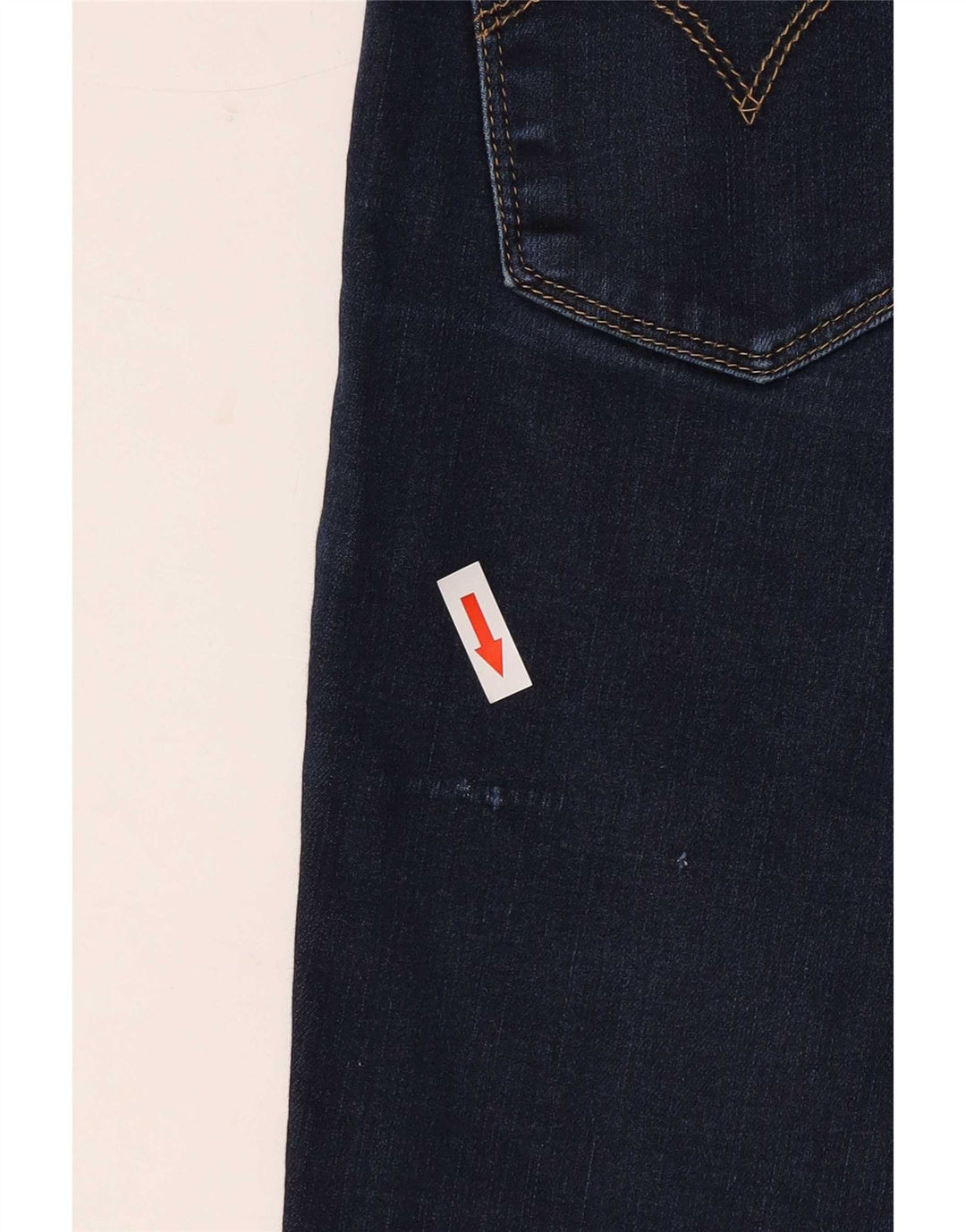 Levi's ženske 715 Bootcut traperice W24 L26 tamnoplavi pamuk
