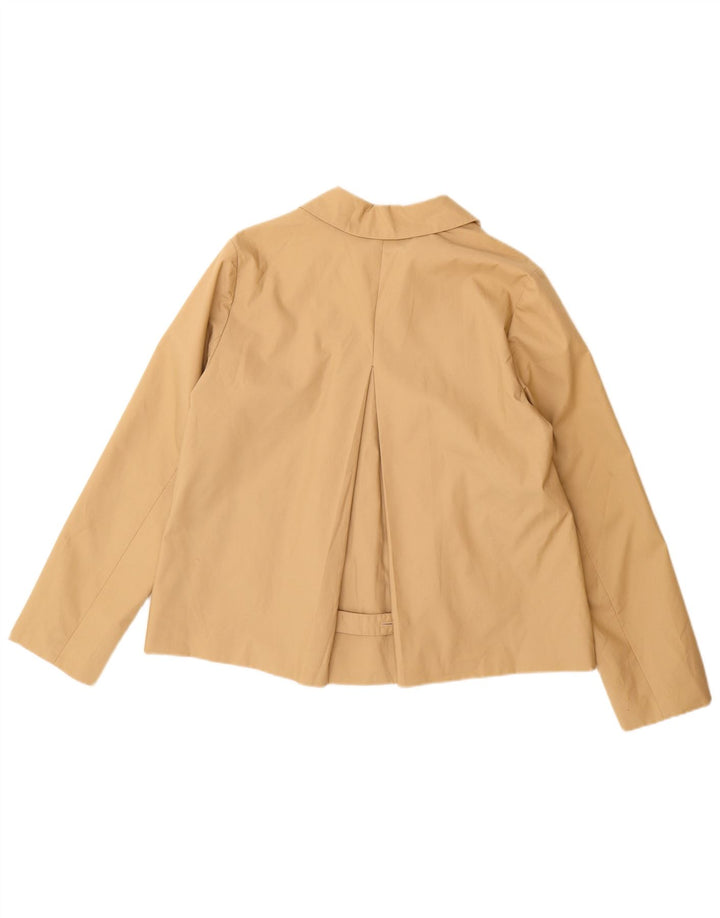 J. Crew Ženski graškasti kaput US 10 Large Beige Cotton