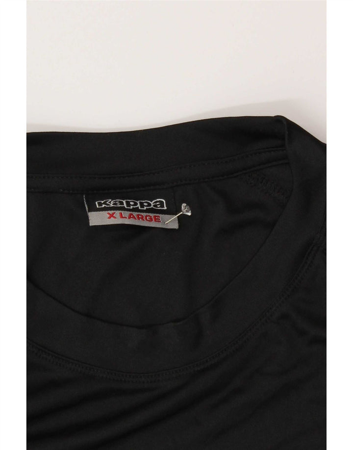 Kappa muška majica s grafičkim motivima XL crna