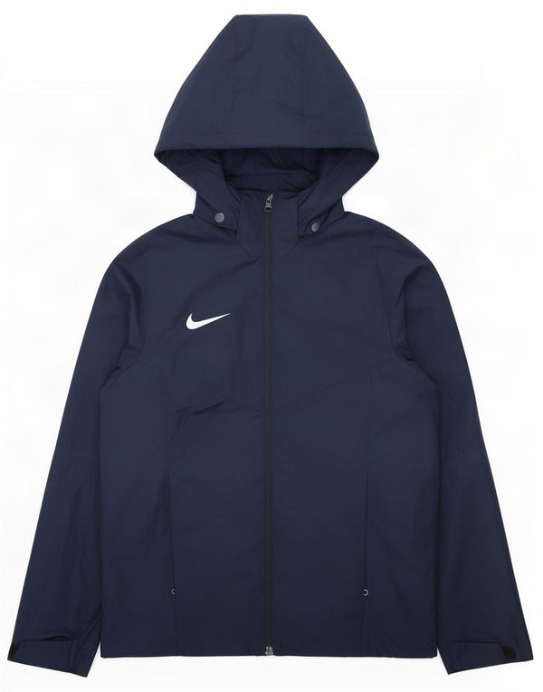 Nike Boys Storm-Fit široka kišna jakna s kapuljačom 13-14 godina XL tamnoplava