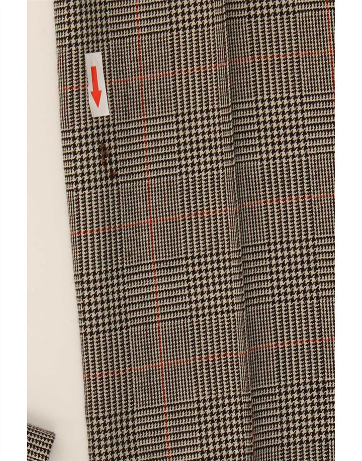 Ženske hlače Zara Bootcut odijelo EU 38 Male W28 L32 Siva vunena hrskava zuba