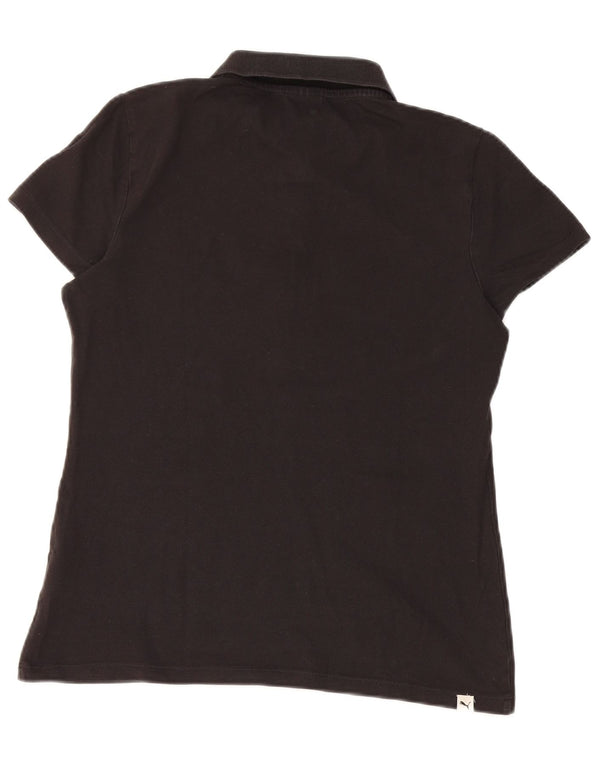 Puma ženska polo majica UK 14 Large Black Cotton