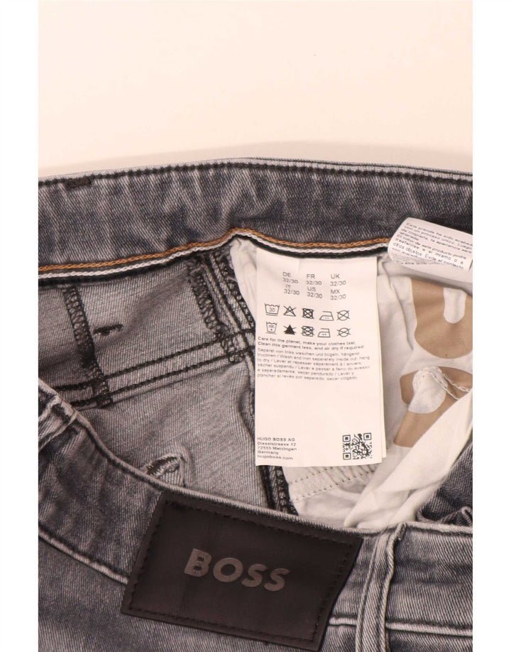 Hugo Boss Ženske uske traperice W32 L30 Sivi pamuk