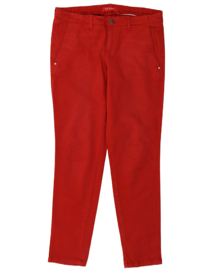 Guess ženske uske chino hlače W32 L29 crvene