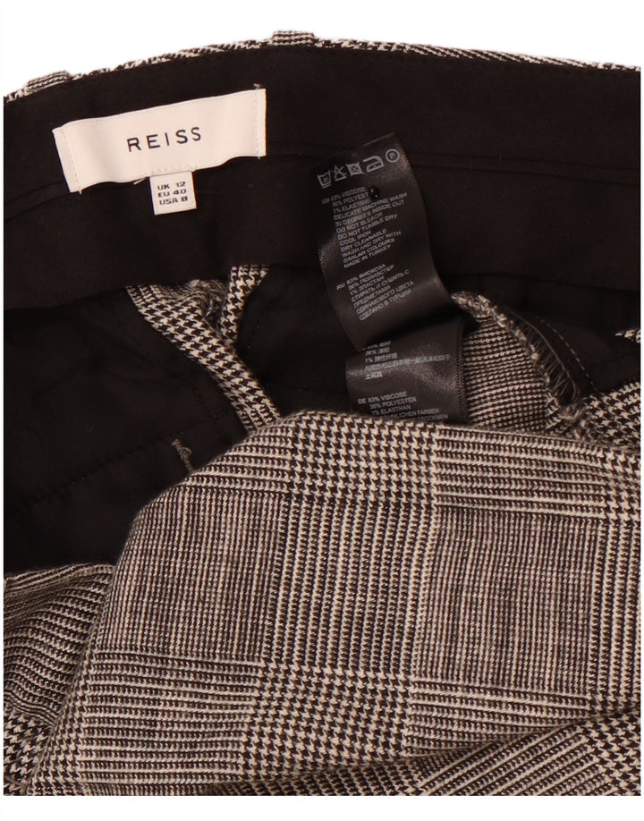 REISS Ženske hlače visokog struka UK 12 srednje W32 L28 sive