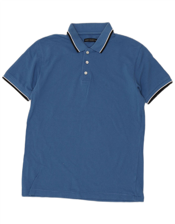 French Connection muška polo majica srednje plave pamučne pruge