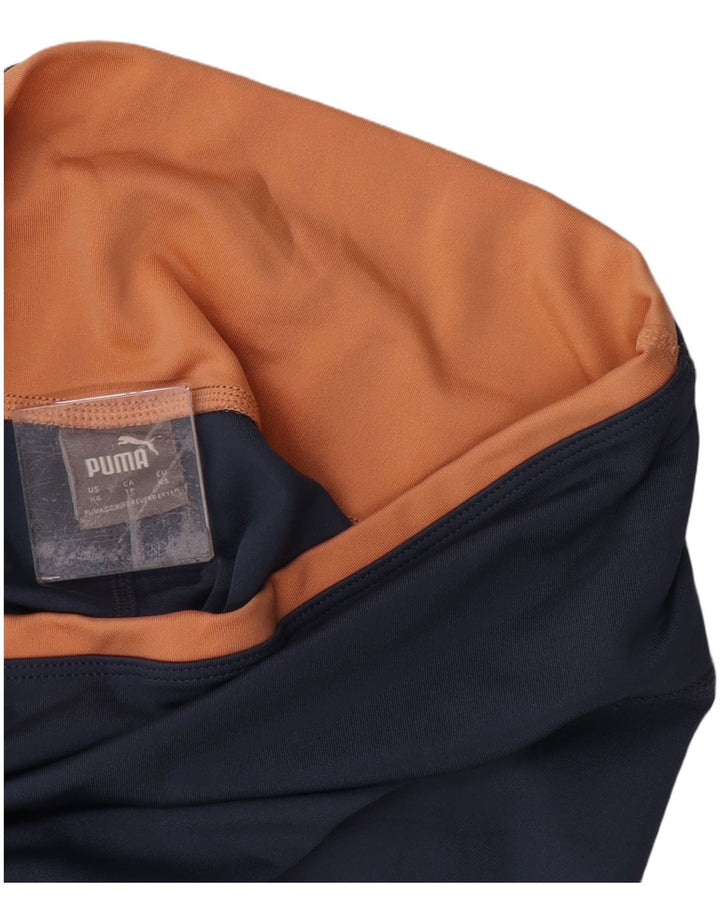 PUMA ženske grafičke tajice UK 4 XS tamnoplave