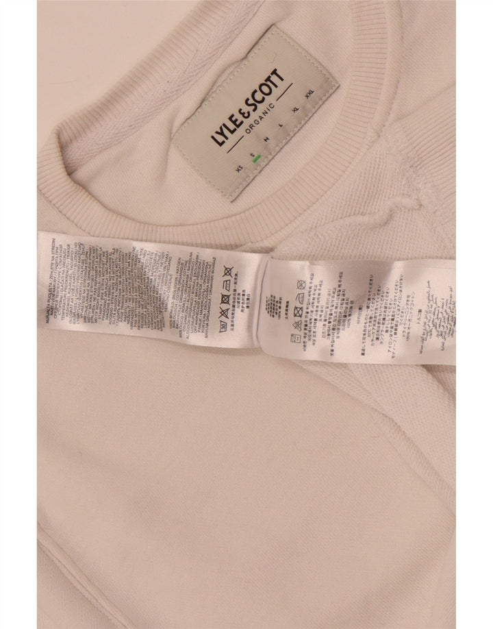 Lyle & Scott muška majica s kratkim rukavima Mali bijeli pamuk