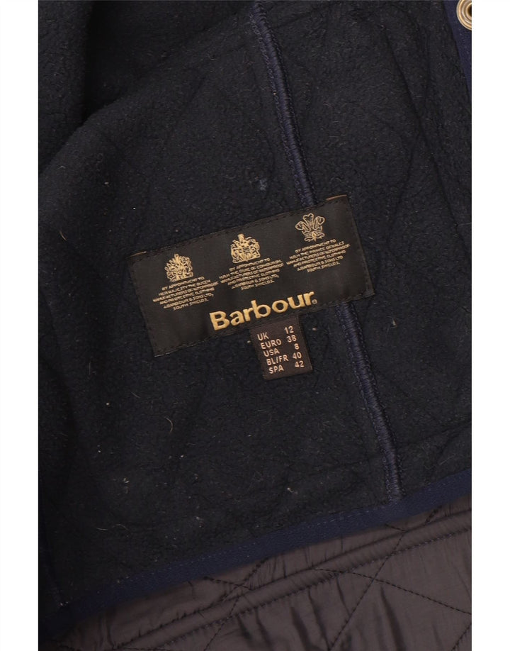 Barbour ženska prošivena jakna UK 12 Srednje tamnoplavi poliamid