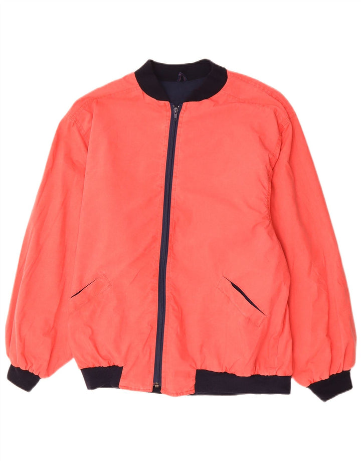 VINTAGE muška bomber jakna UK 36 Mala ružičasta pamuk