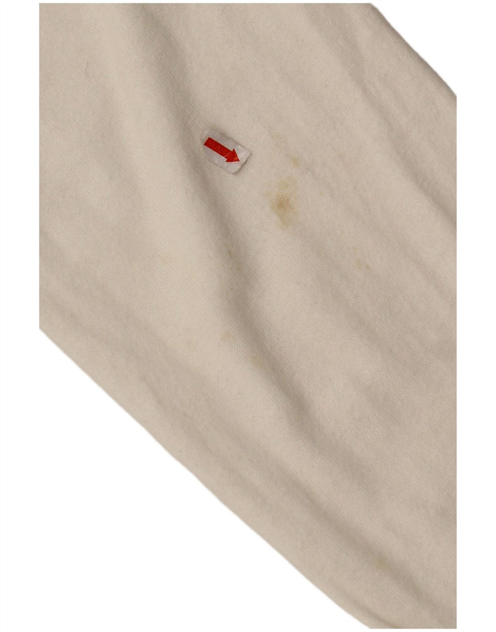 US POLO ASSN. Muški američki grafički kardigan džemper 2XL bijeli pamuk