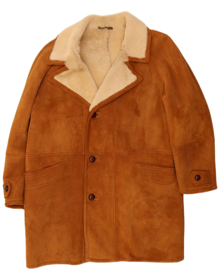 Vintage muški gornji kaput od šišmiša IT 50 Large Beige
