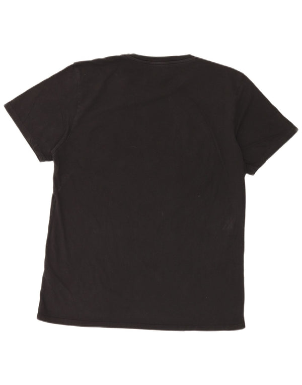 Lee Mens Graphic T-Shirt Top XL Black Cotton