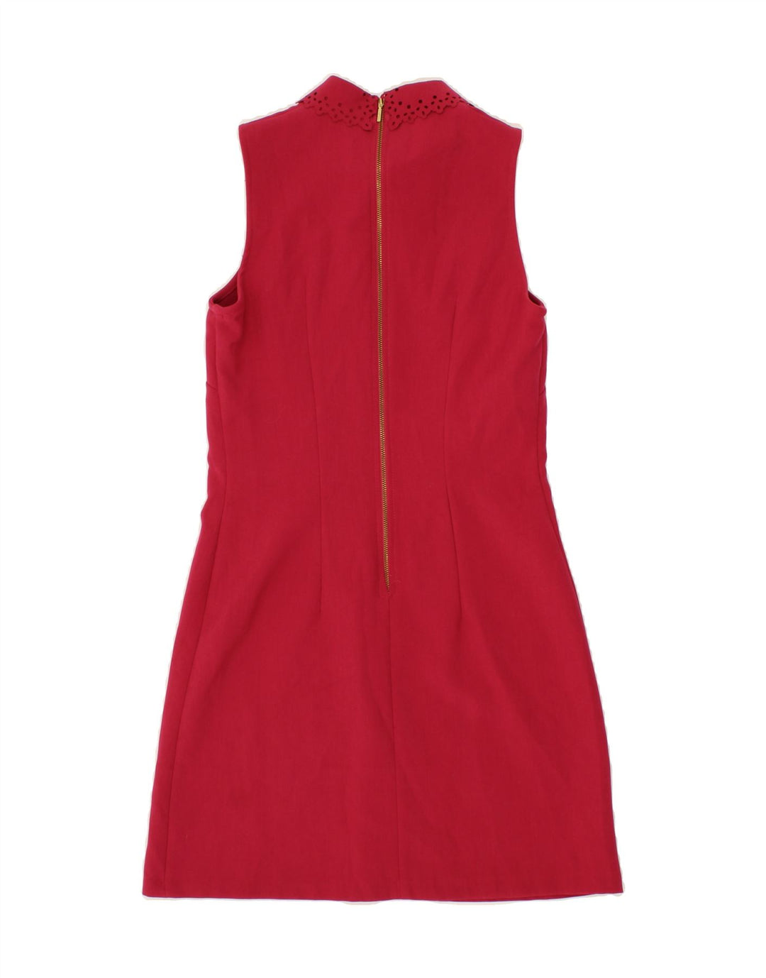 CLOSET Womens Sleeveless Sheath Dress UK 10 Small Red Polyester Vintage CLOSET and Second-Hand CLOSET from Messina Hembry 